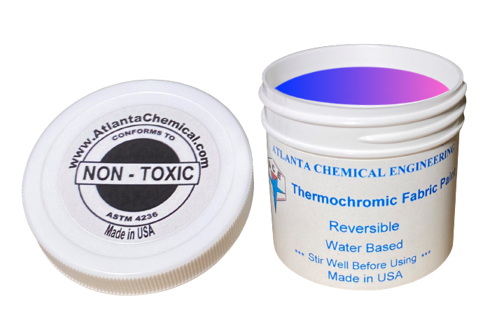 Blue-Pink Thermochromic Fabric Paint