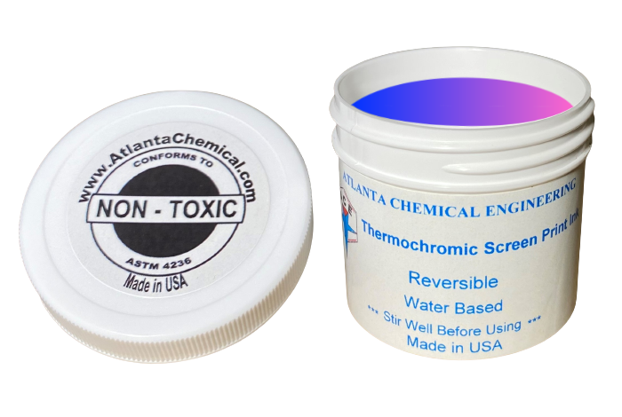 Blue-Pink Thermochromic Screen Printing Ink
