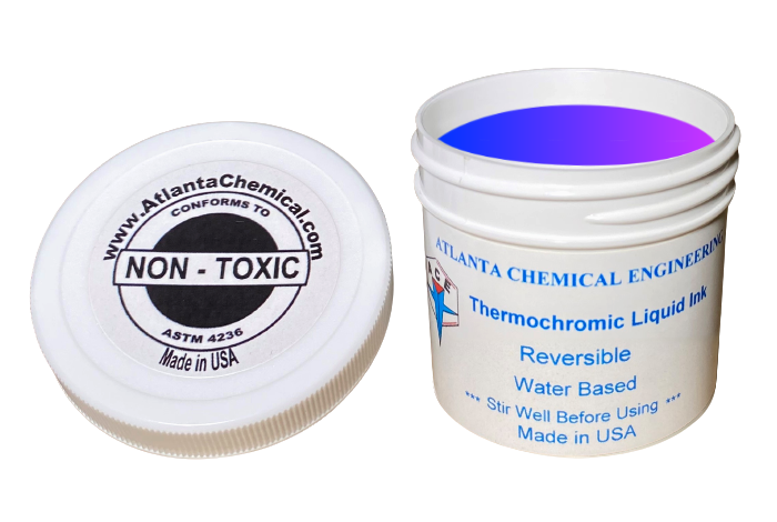 Blue-Violet Thermochromic Liquid Ink