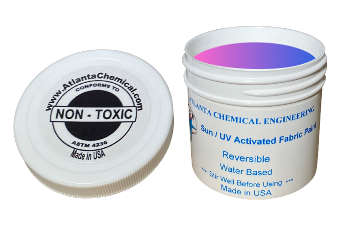 Pink-Blue Thermochromic Paint