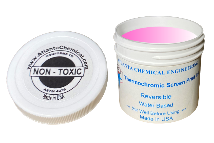 Pink-Colorless Thermochromic Screen Printing Ink