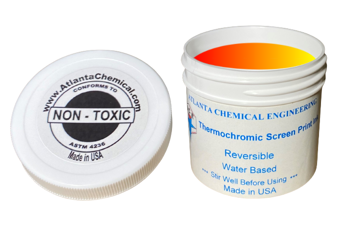 Red-Yellow Thermochromic Screen Printing Ink