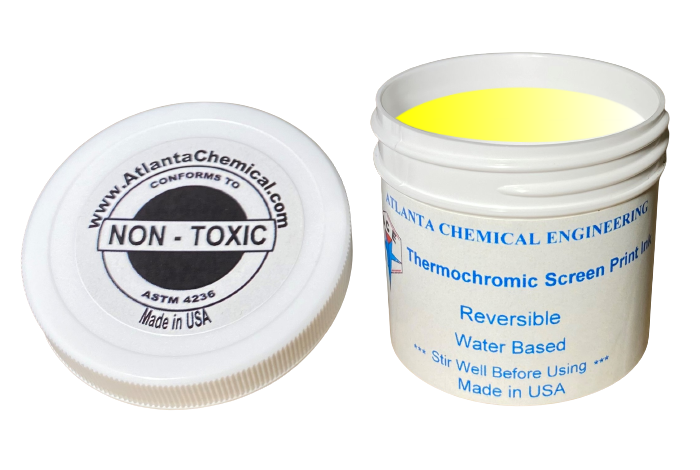 Yellow-Colorless Thermochromic Screen Print Ink